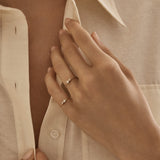 Bague chaîne Alma duo