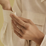 Bague chaîne Alma duo