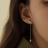 Boucles d'oreilles Golda pendantes