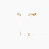 Boucles d'oreilles Golda pendantes