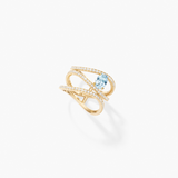 Bague Mia aigue-marine
