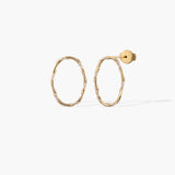 Boucles d'oreilles Talya serties