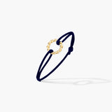 Bracelet Vida serti sur cordon