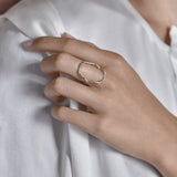 Bague Talya grande sertie