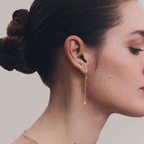 Boucles d'oreilles Golda chaîne