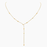 Collier cravate fin Golda